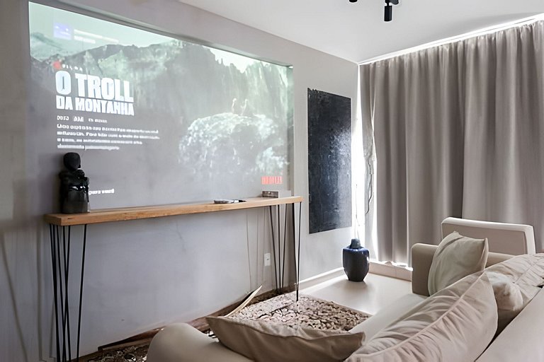 Lindo Apto c/ Cinema a 2min do Metrô São Bento