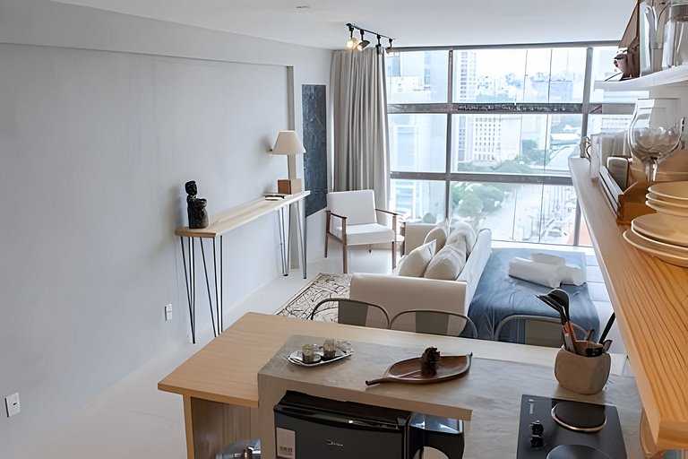 Lindo Apto c/ Cinema a 2min do Metrô São Bento