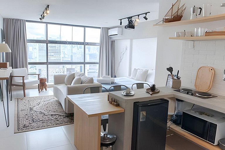 Lindo Apto c/ Cinema a 2min do Metrô São Bento