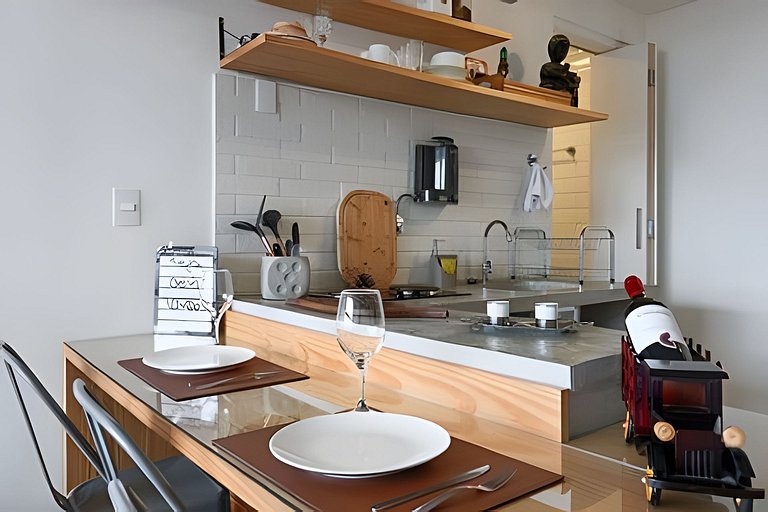 Lindo Apto c/ Cinema a 2min do Metrô São Bento