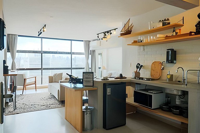 Lindo Apto c/ Cinema a 2min do Metrô São Bento