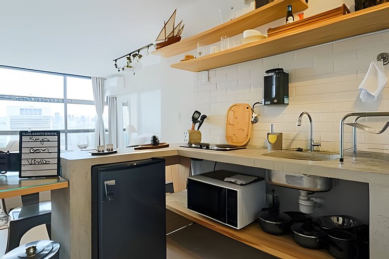 Lindo Apto c/ Cinema a 2min do Metrô São Bento