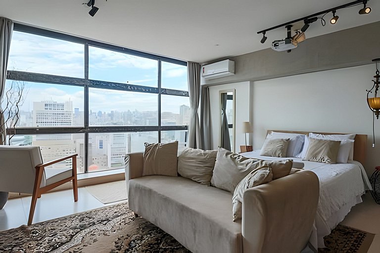 Lindo Apto c/ Cinema a 2min do Metrô São Bento