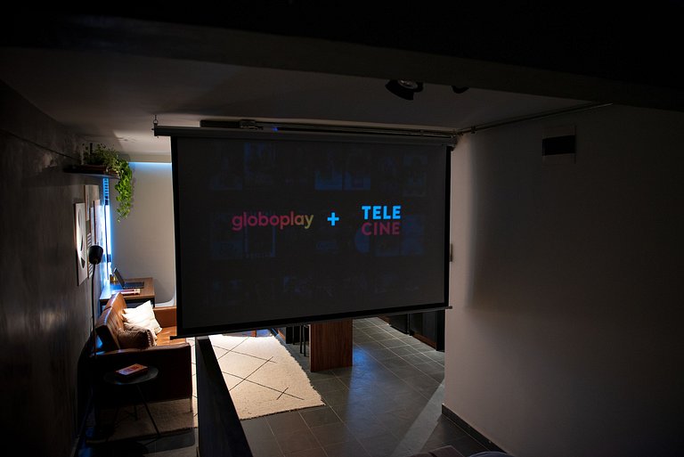 Moderno e Completo Apto com Cinema no #SampaSky