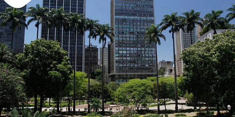 Apto para 3 Hóspedes ao Lado do Metrô Anhangabaú