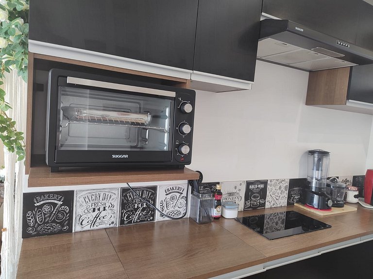 Studio para 3 c/ Cama King e Cinema - Centro SP