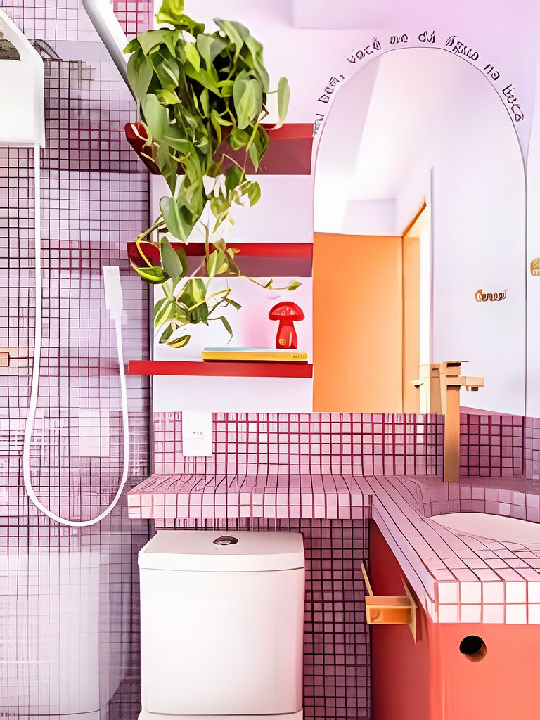 Cinema, Banheira e Cama King em Apto no Centro SP