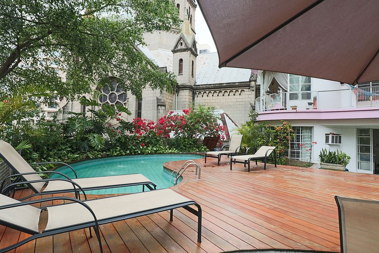 Apto a 5min do Metrô c/ Varanda, Sauna e Piscina