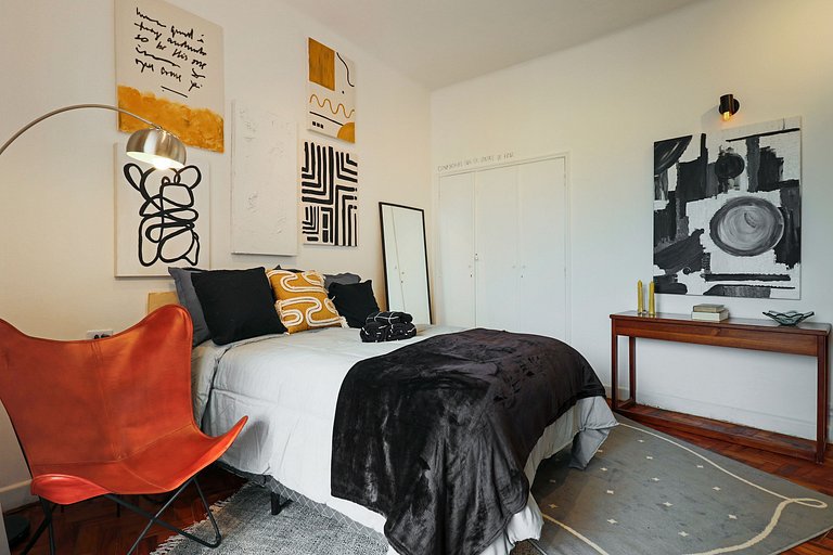 Apto a 5min do Metrô c/ Varanda, Sauna e Piscina