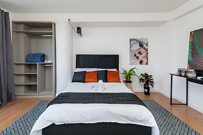 Studio c/ Vista Surreal do 39º Andar + Cinema CentroSP