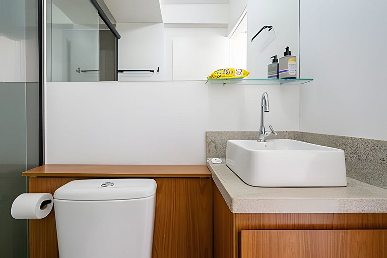 Studio c/ Vista Surreal do 39º Andar + Cinema CentroSP