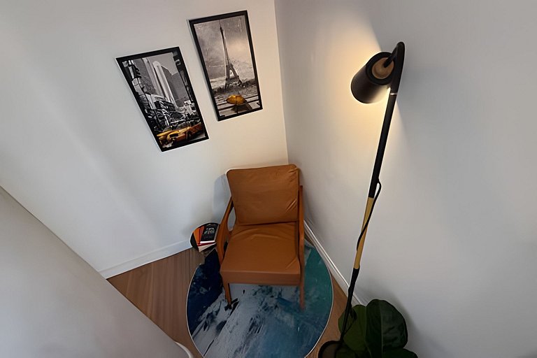 Studio c/ Vista Surreal do 39º Andar + Cinema CentroSP