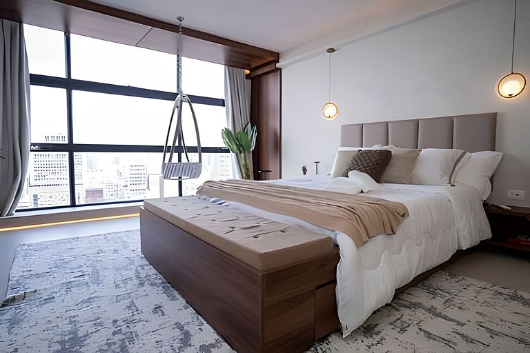 Luxuoso Apartamento até 4 Hóspedes no Centro de SP