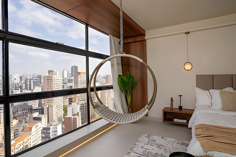 Luxuoso Apto para 4 Pessoas no Centro de SP