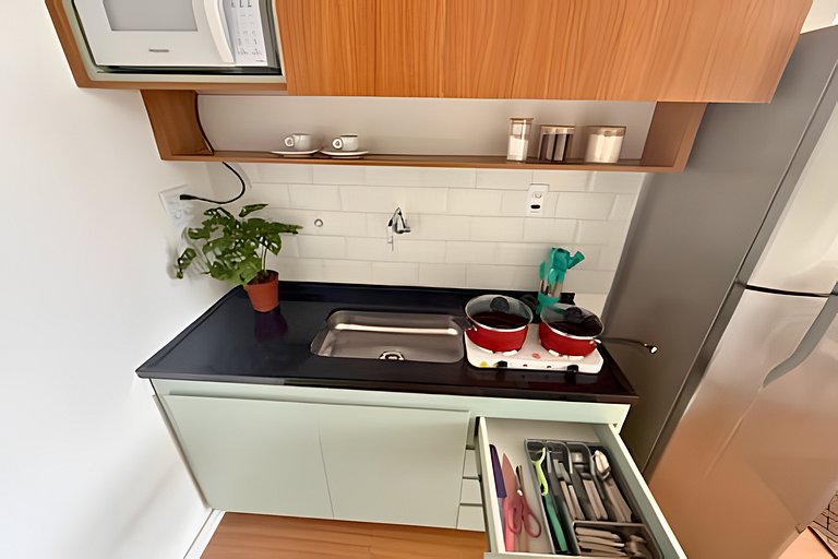 Apto Ideal no 39º Andar - 2 min Metrô São Bento