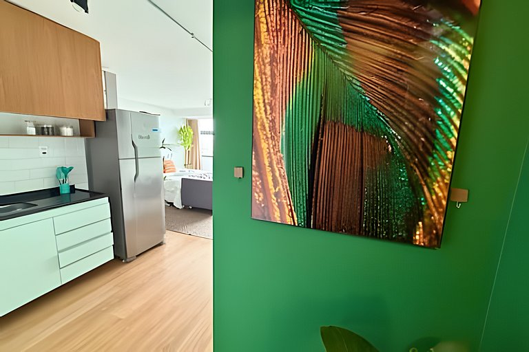 Refúgio para Casais no 39º Andar ao Lado do Metrô