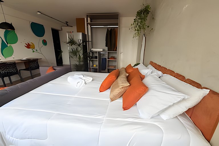 Refúgio para Casais no 39º Andar ao Lado do Metrô