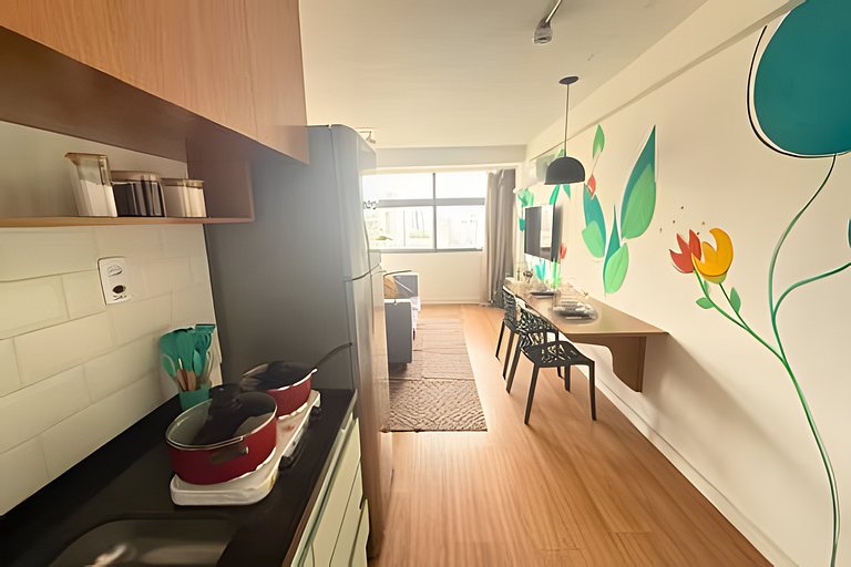 Refúgio para Casais no 39º Andar ao Lado do Metrô