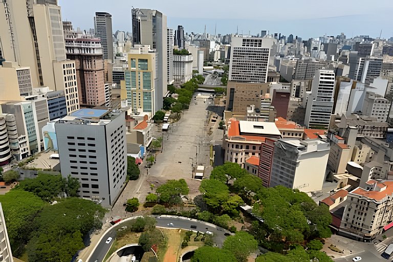 Apto Ideal no 39º Andar - 2 min Metrô São Bento