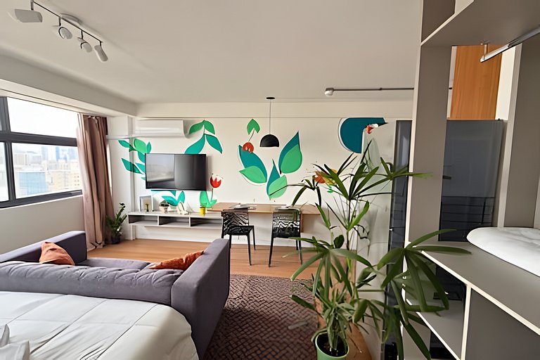 Apto Ideal no 39º Andar - 2 min Metrô São Bento