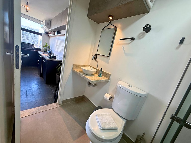 Apto com Cinema no Centro de SP para Casais