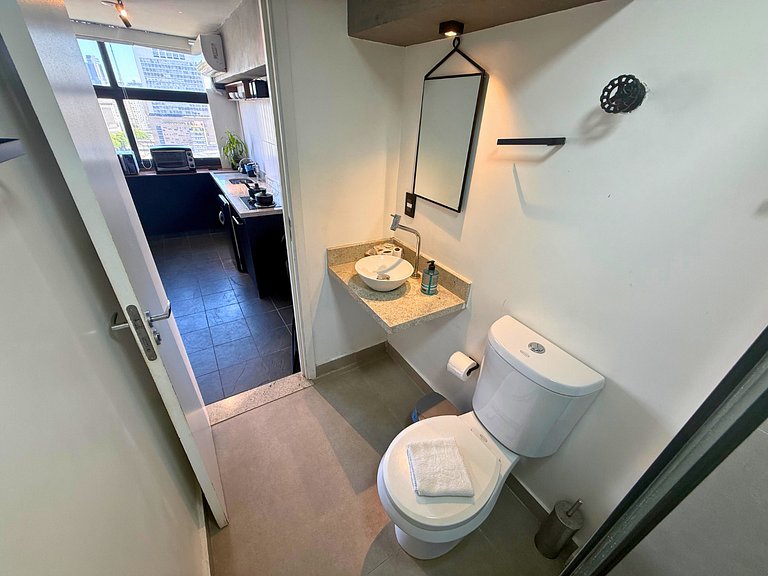 Apto com Cinema no Centro de SP para Casais