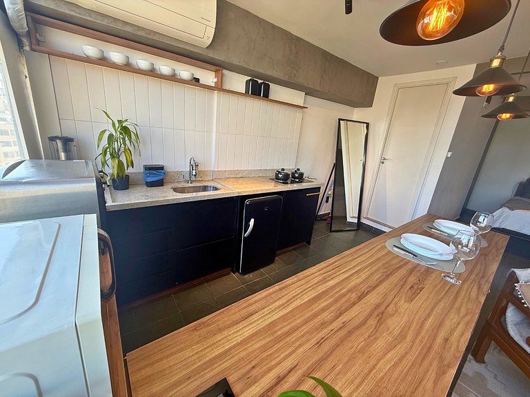 Apto com Cinema no Centro de SP para Casais