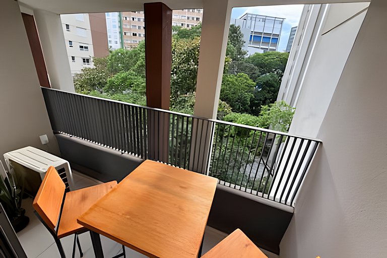 Studio a 7min Metrô Ana Rosa c/ Piscina e Academia