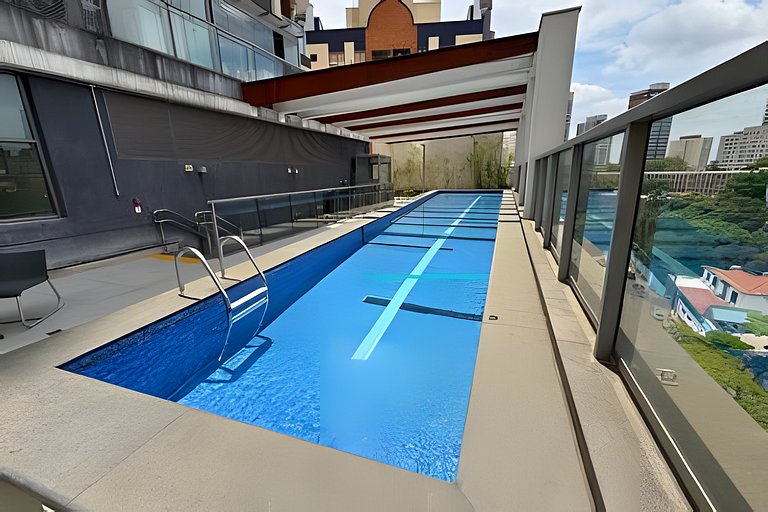 Studio a 7min Metrô Ana Rosa c/ Piscina e Academia