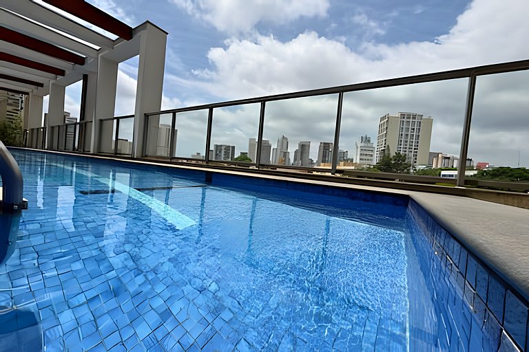 Studio a 7min Metrô Ana Rosa c/ Piscina e Academia