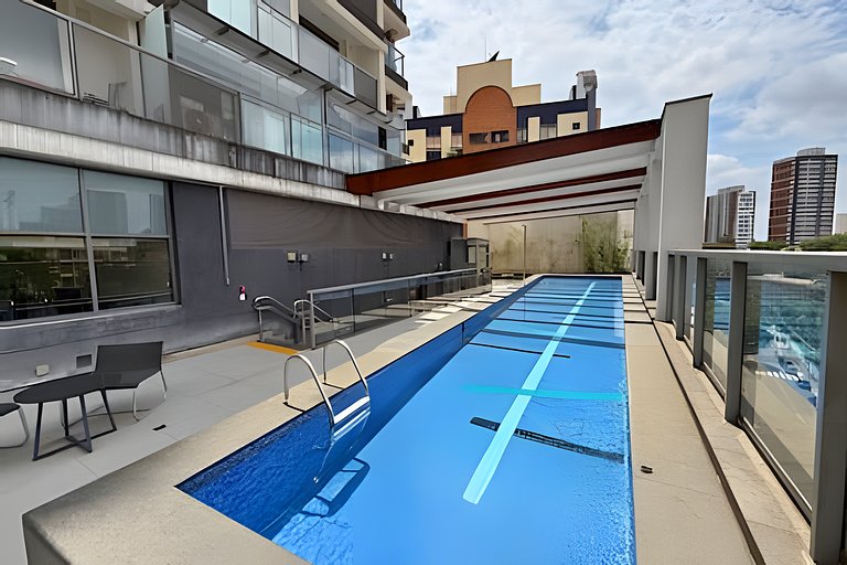 Studio a 7min Metrô Ana Rosa c/ Piscina e Academia