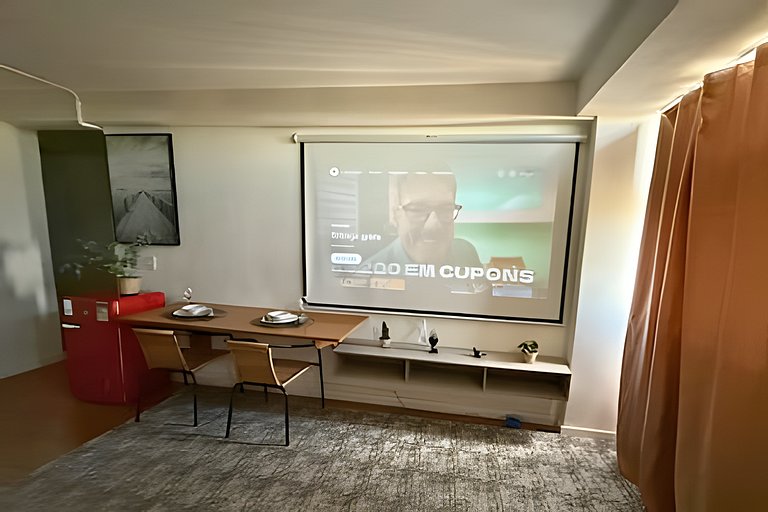 Cinema no 39º Andar - 2 min do Metrô São Bento