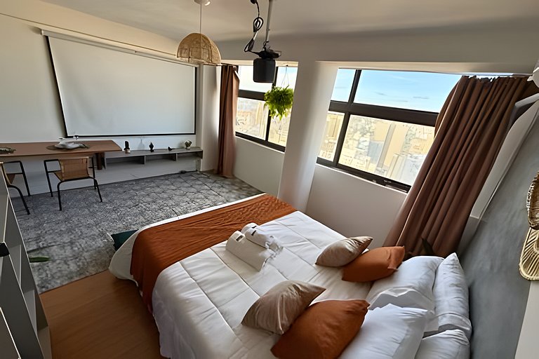 Cinema no 39º Andar - 2 min do Metrô São Bento