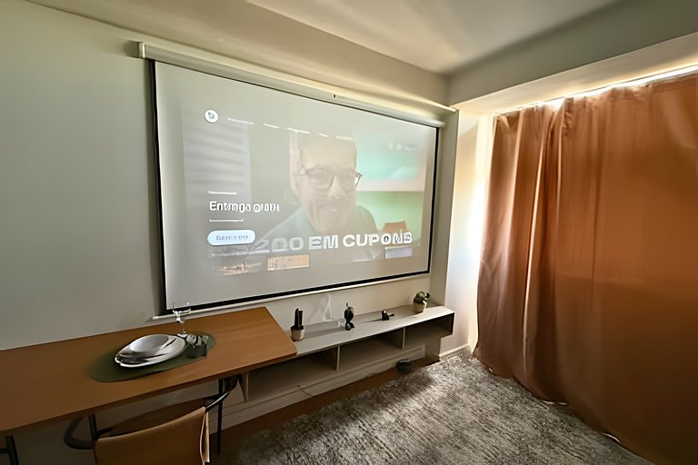 Cinema no 39º Andar - 2 min do Metrô São Bento