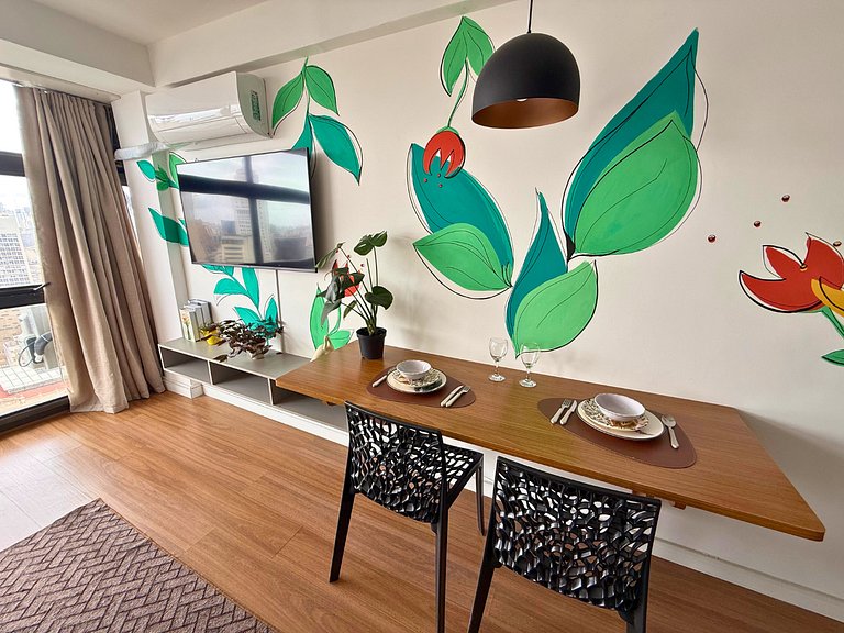 Apto Ideal no 39º Andar - 2 min Metrô São Bento